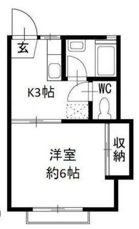 ナリタプラザの物件間取画像